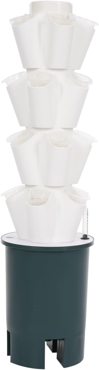 🌱✨ Vertical Hydroponic Garden Tower | Grow Fresh & Green 🌿🍅