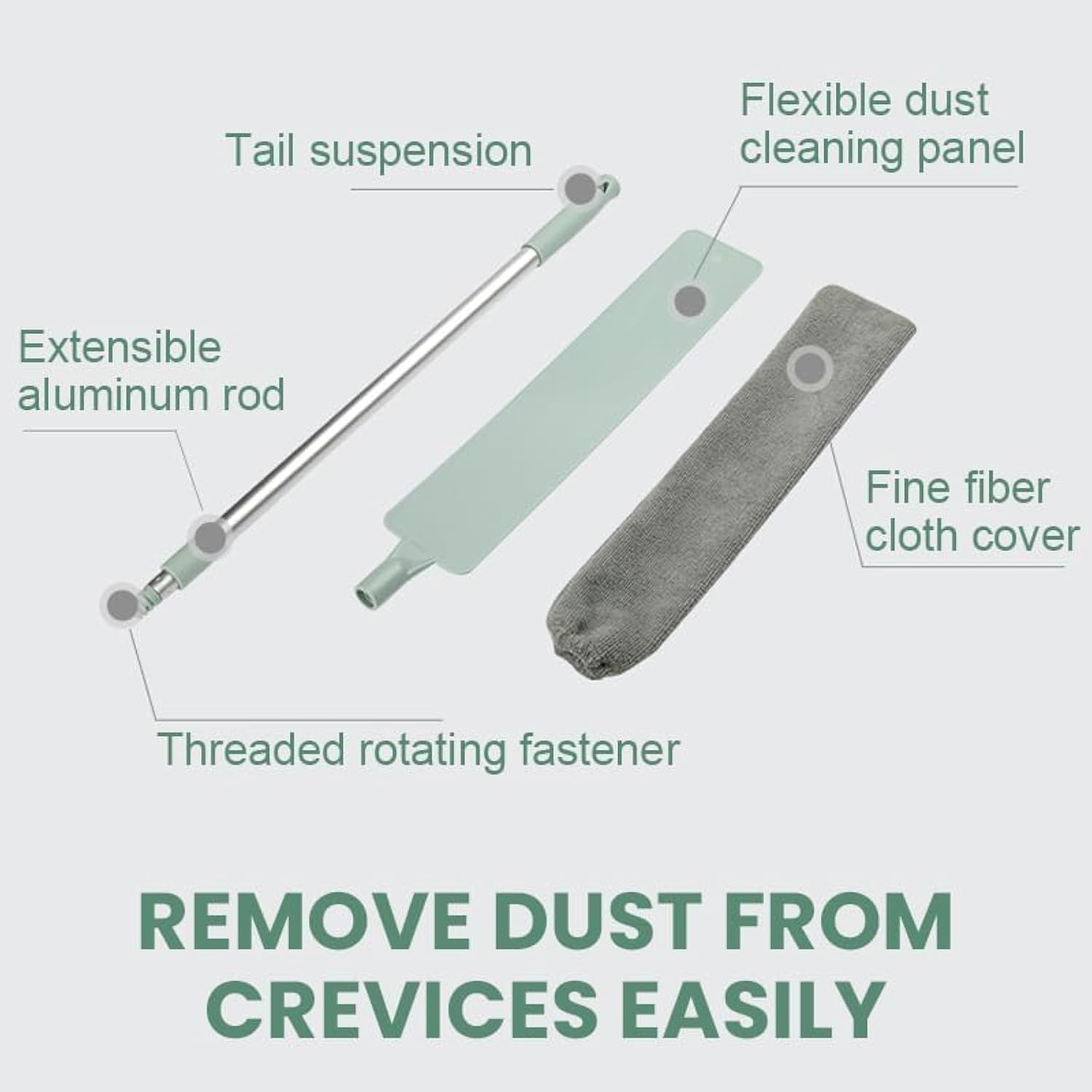 🌟🧹 Extendable Microfiber Duster 🌈✨ | Reach & Clean Everywhere 💨💖