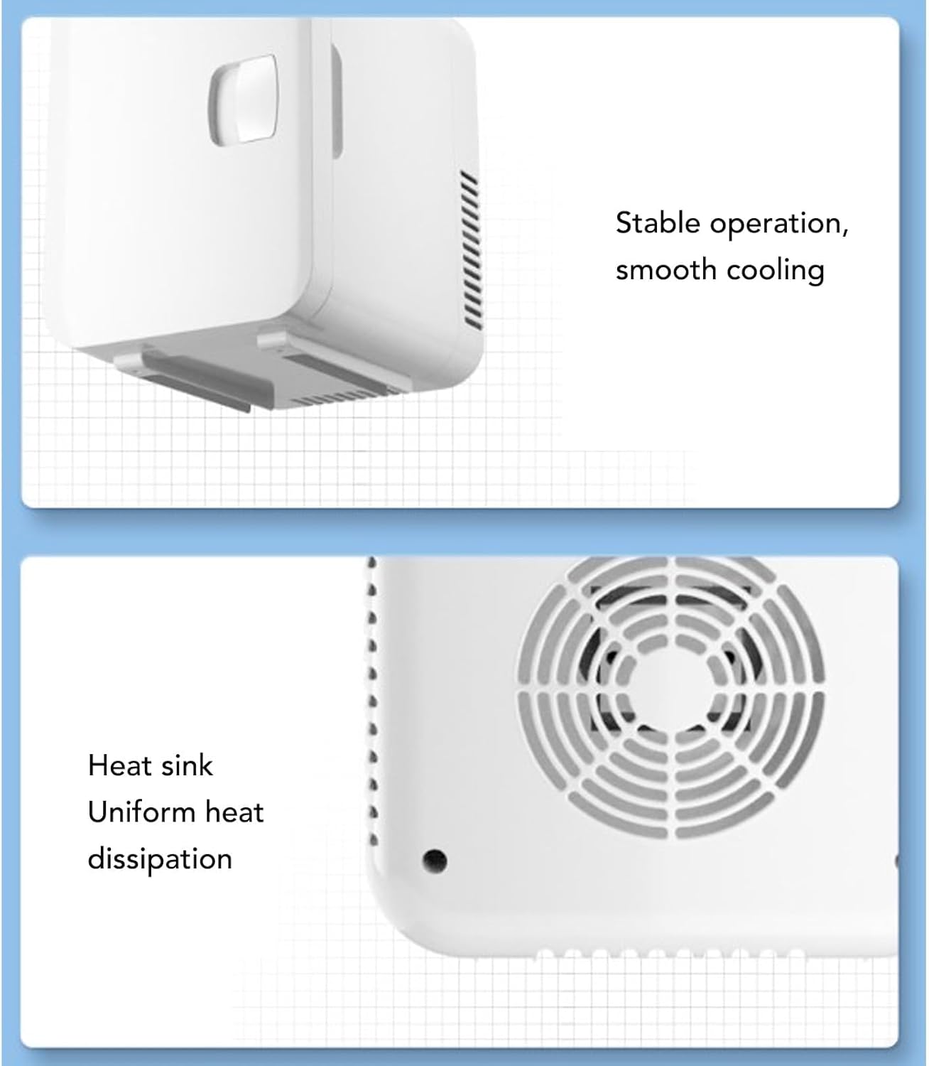 🧊💼 Mini Cooling Travel Fridge ✨❄️ | Portable Freshness Anywhere 🚗🌟