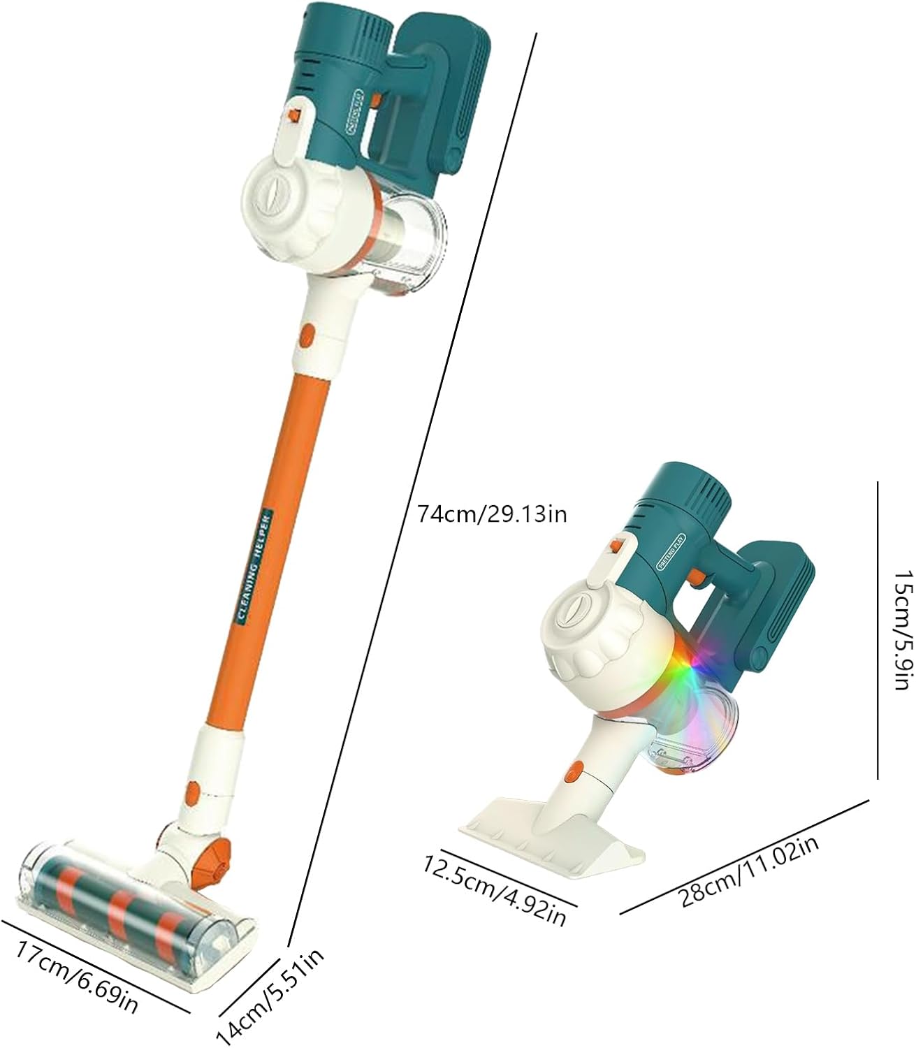 🌈🧹 Little Helper Vacuum Toy 🚀✨ | Interactive Cleaning Fun 🎶💡