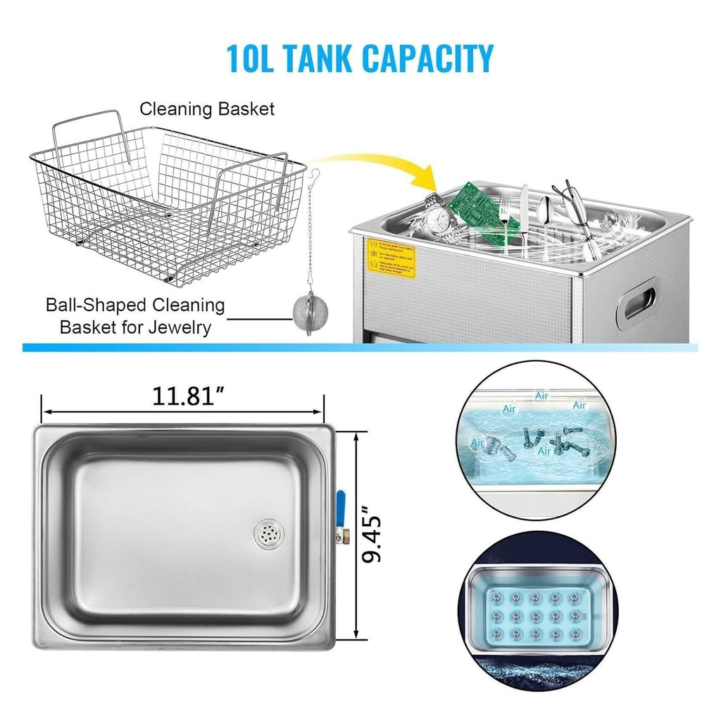 🧼✨ Ultrasonic Cleaner | Deep Degreasing Power 💎🔊