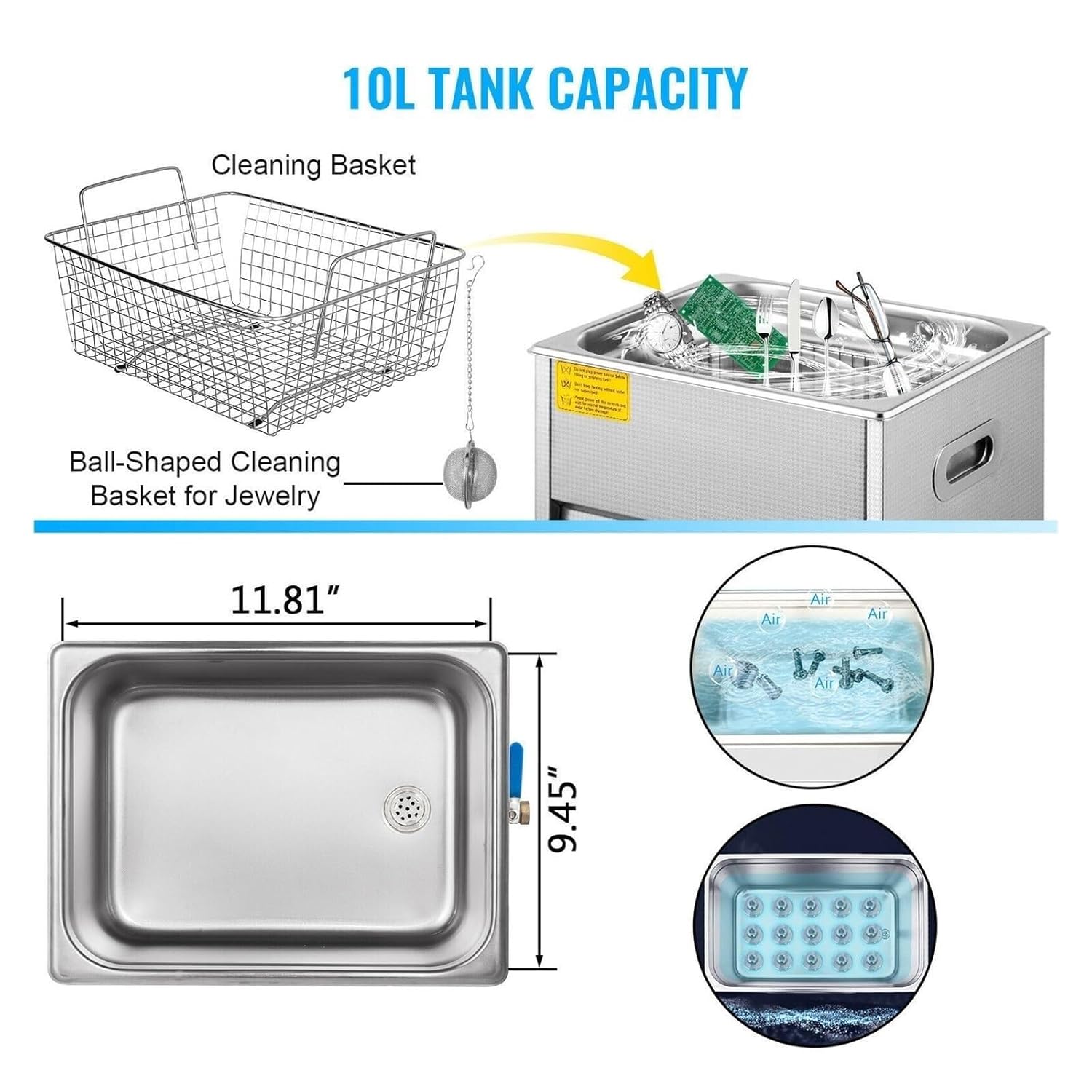 🧼✨ Ultrasonic Cleaner | Deep Degreasing Power 💎🔊