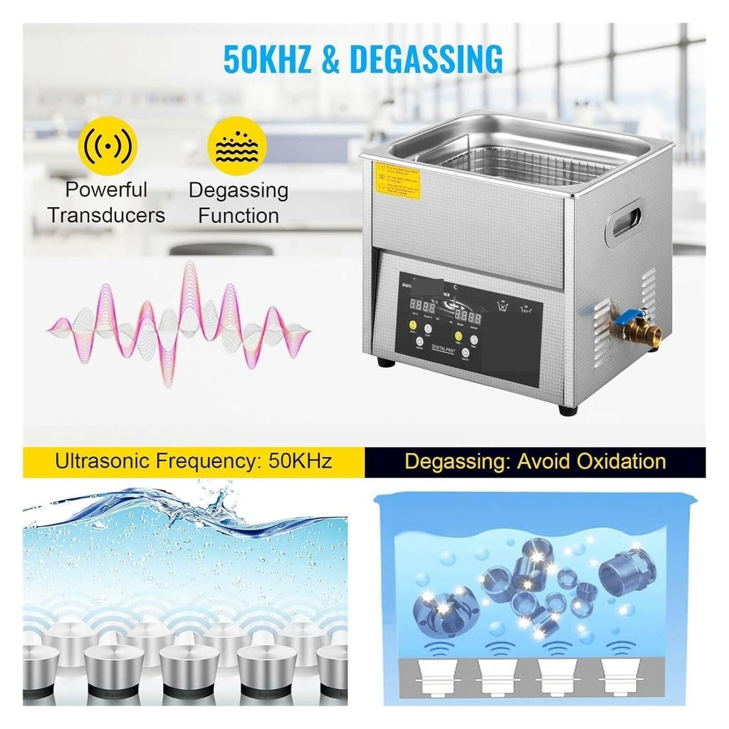 🧼✨ Ultrasonic Cleaner | Deep Degreasing Power 💎🔊