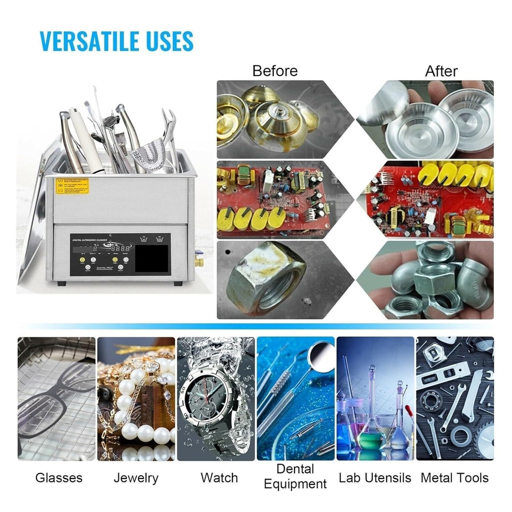 🧼✨ Ultrasonic Cleaner | Deep Degreasing Power 💎🔊